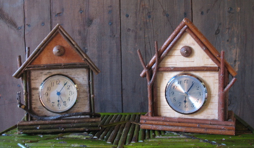 rustic clocks, rustic furniture, unique clocks